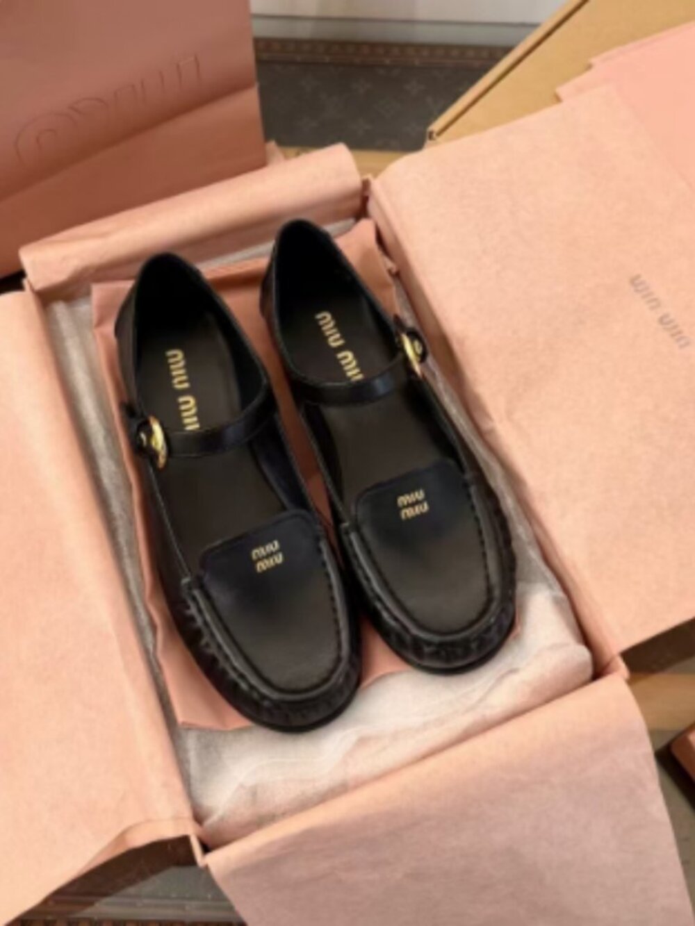 Miu Miu Mary Jane Loafers
